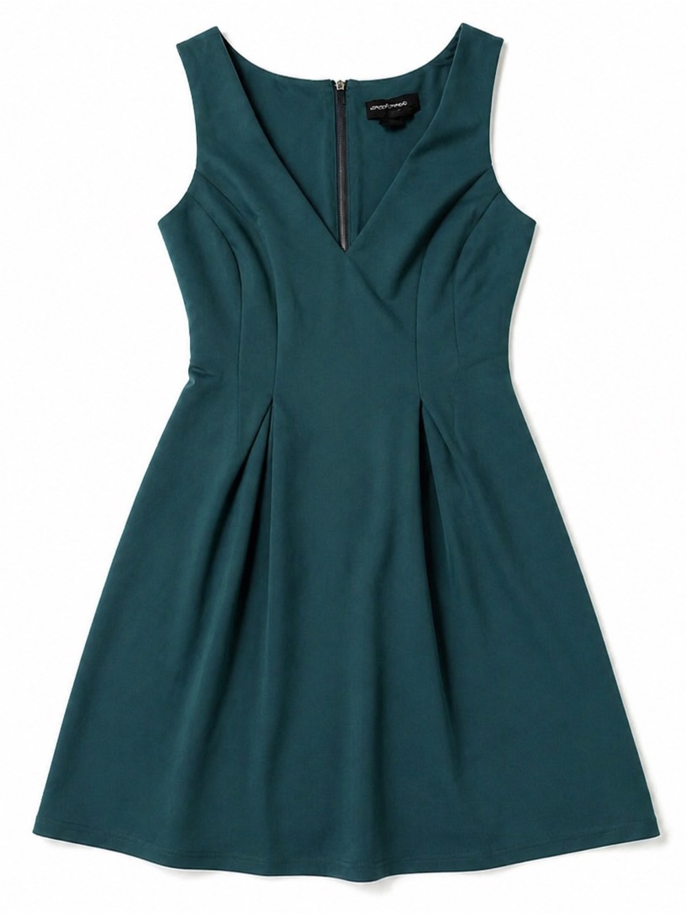 Apt. 9 Teal Sleeveless V-Neck Fit & Flare Dress